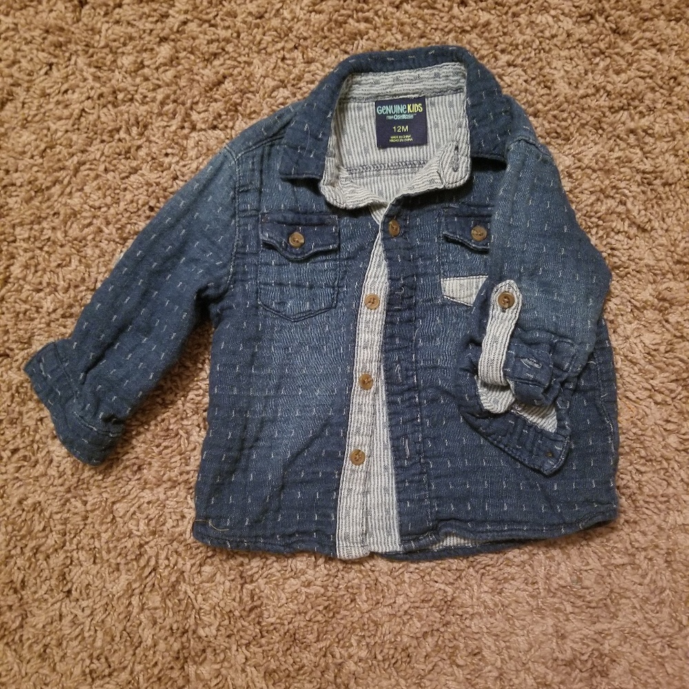 Denim Button Up
